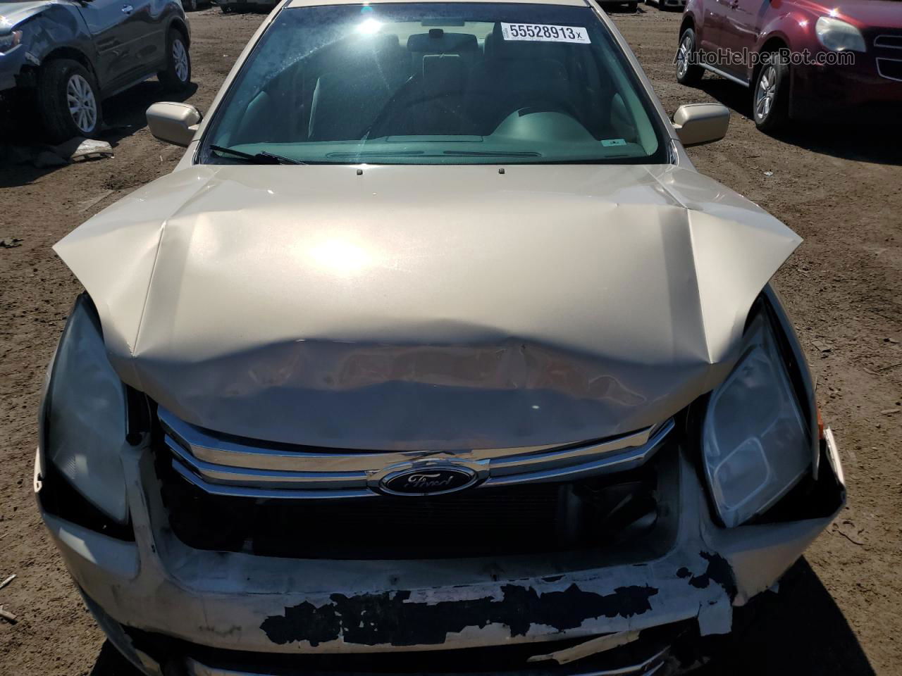 2008 Ford Fusion Se Желто-коричневый vin: 3FAHP07Z68R143037