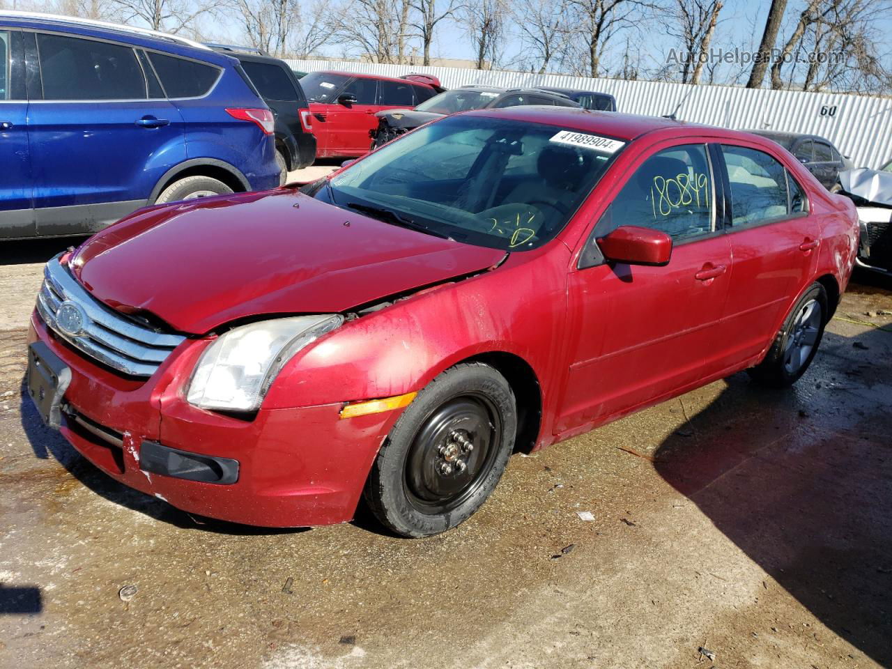 2008 Ford Fusion Se Красный vin: 3FAHP07Z68R151915