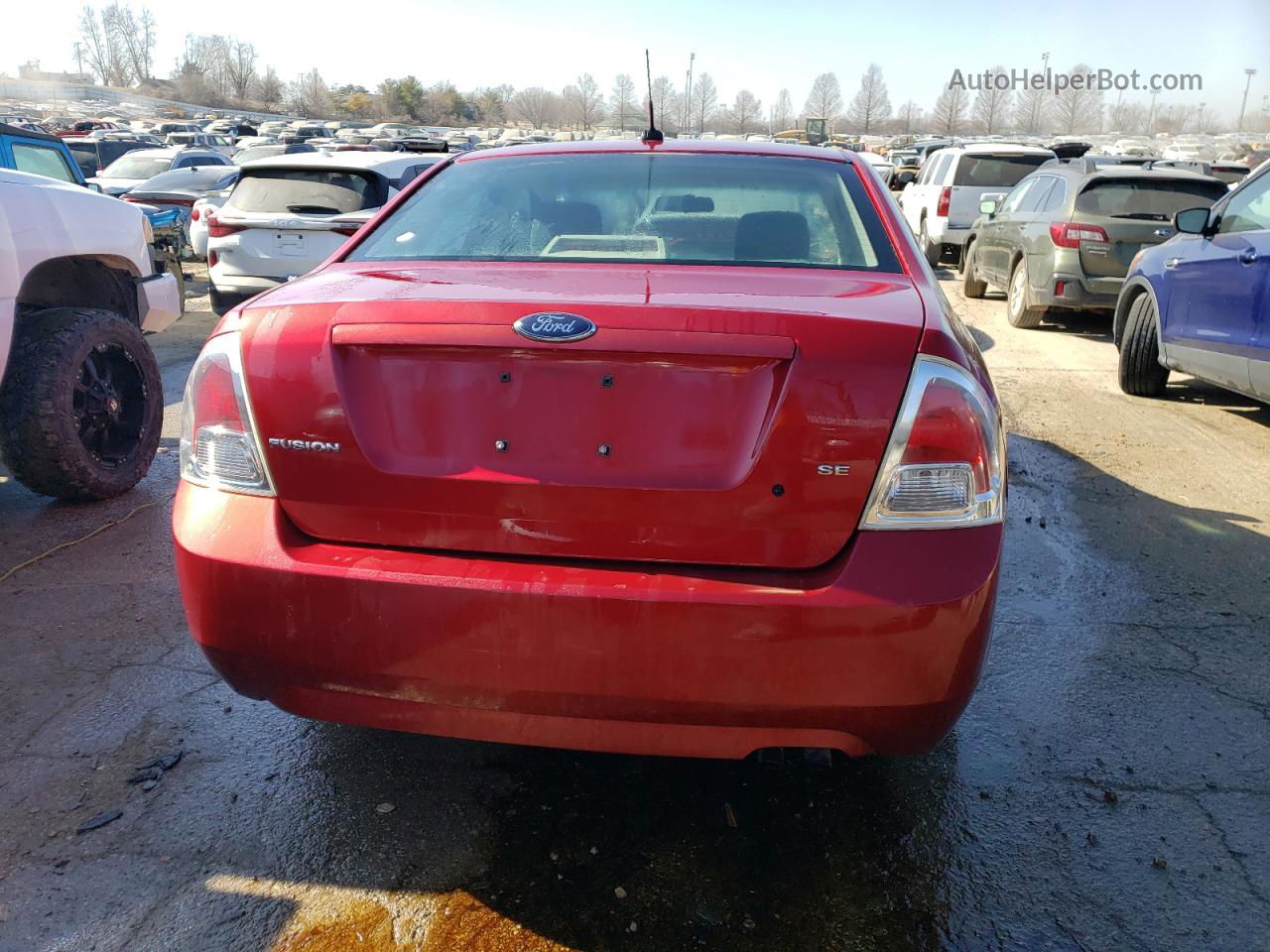 2008 Ford Fusion Se Красный vin: 3FAHP07Z68R151915