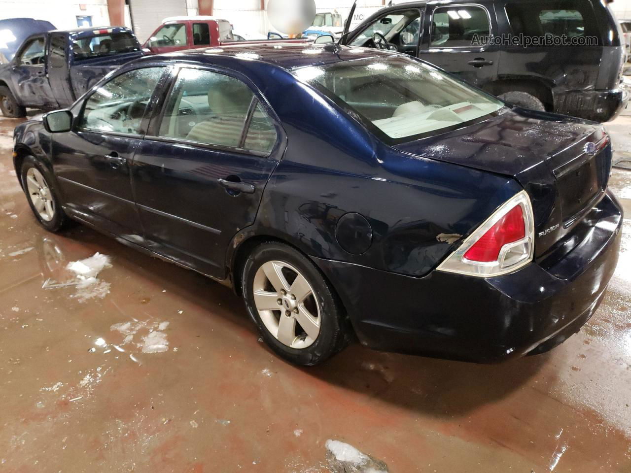 2008 Ford Fusion Se Синий vin: 3FAHP07Z68R198278