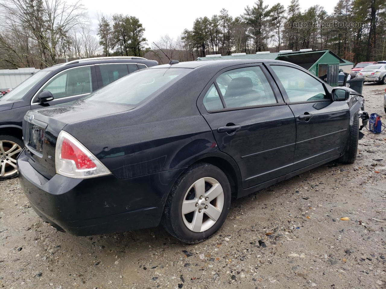 2008 Ford Fusion Se Черный vin: 3FAHP07Z68R217797