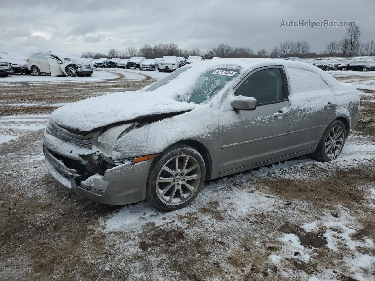 2008 Ford Fusion Se Silver vin: 3FAHP07Z68R247351