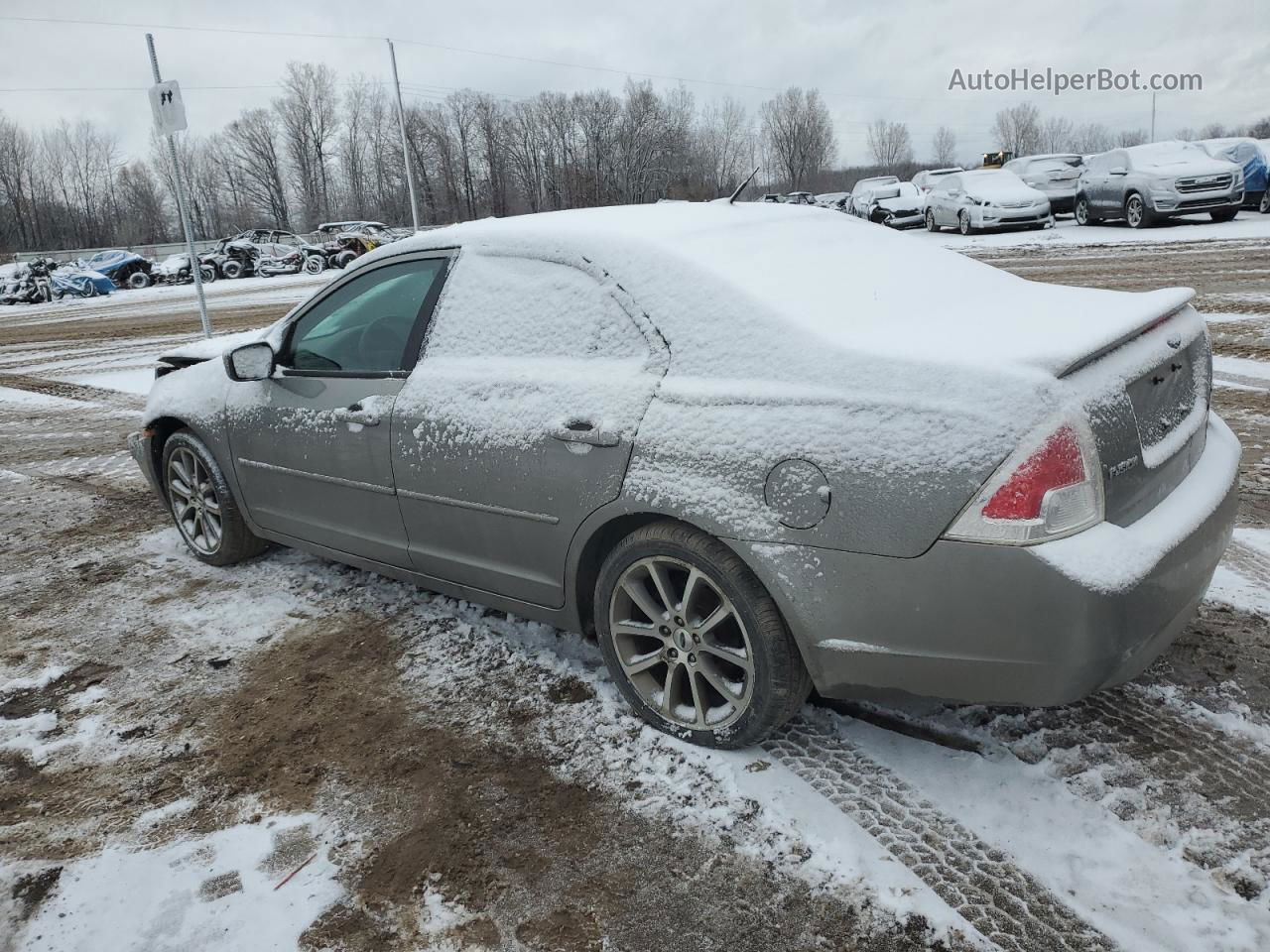 2008 Ford Fusion Se Silver vin: 3FAHP07Z68R247351