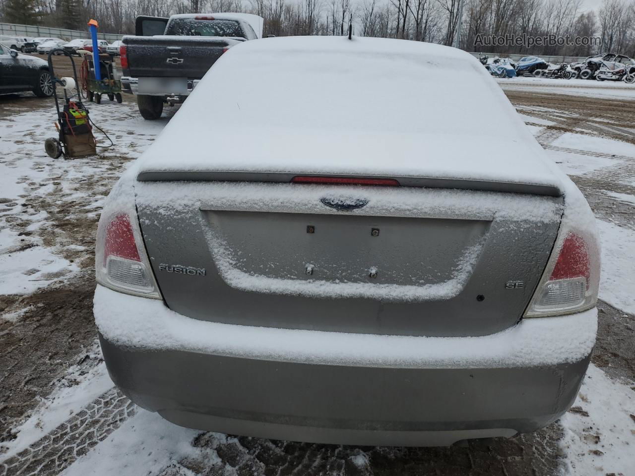 2008 Ford Fusion Se Silver vin: 3FAHP07Z68R247351