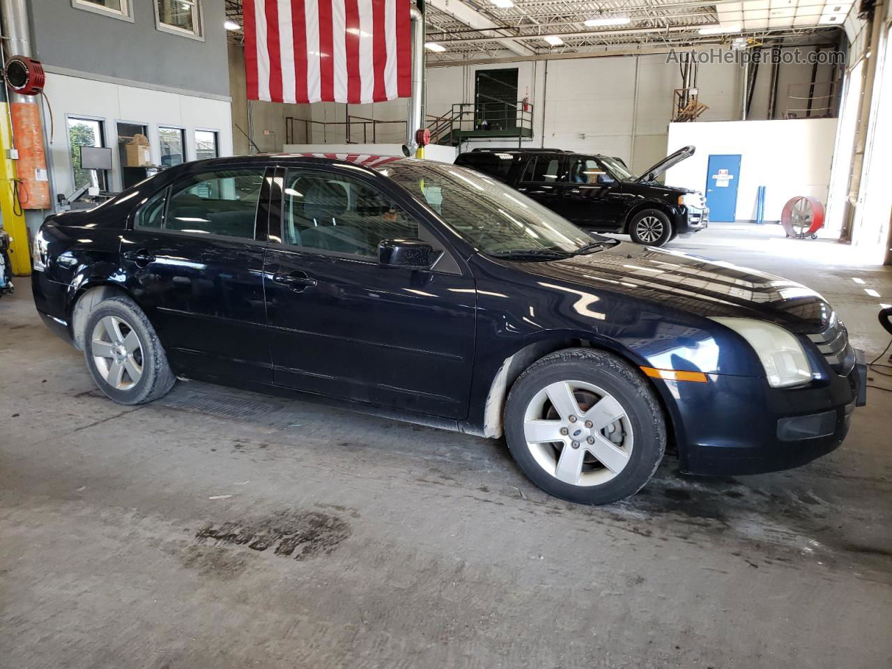 2008 Ford Fusion Se Blue vin: 3FAHP07Z68R273089