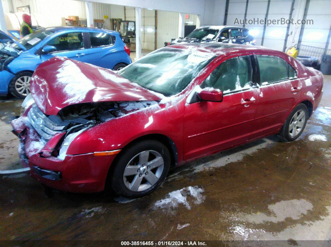 2009 Ford Fusion Se Maroon vin: 3FAHP07Z69R199531