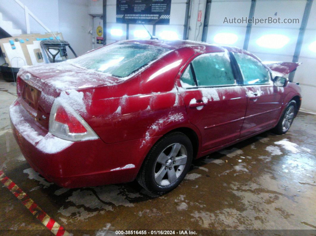 2009 Ford Fusion Se Maroon vin: 3FAHP07Z69R199531