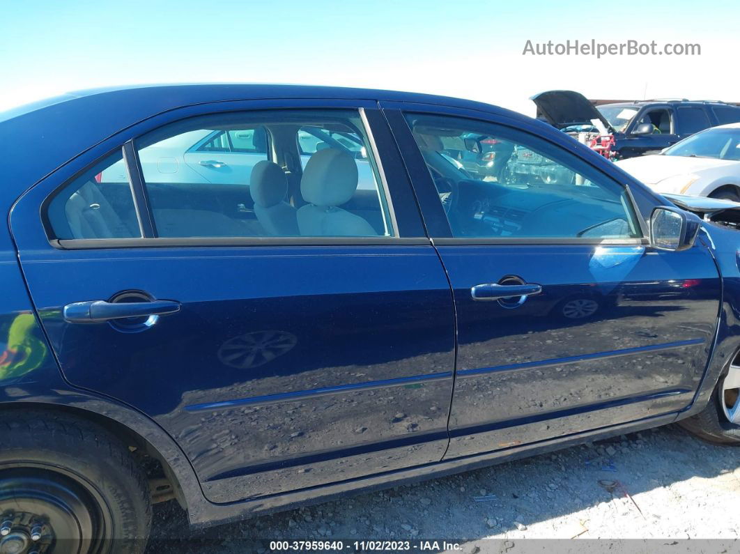 2006 Ford Fusion Se Blue vin: 3FAHP07Z76R174813