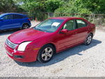 2008 Ford Fusion Se Red vin: 3FAHP07Z78R186298