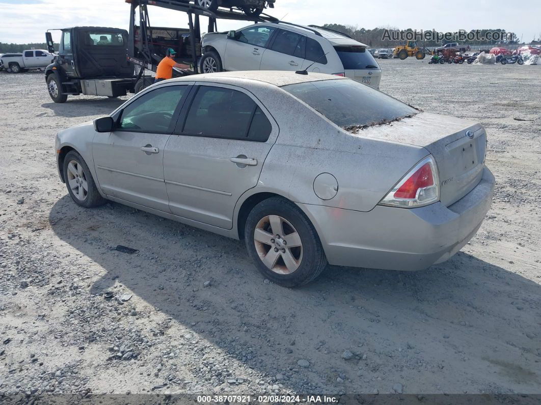 2008 Ford Fusion Se Silver vin: 3FAHP07Z78R189203