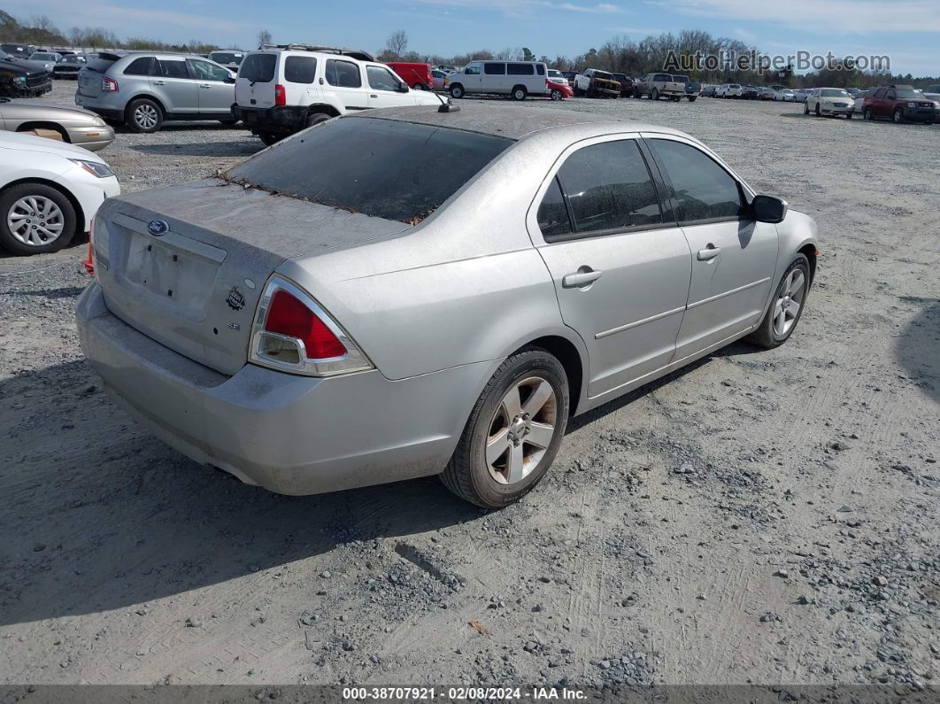 2008 Ford Fusion Se Silver vin: 3FAHP07Z78R189203