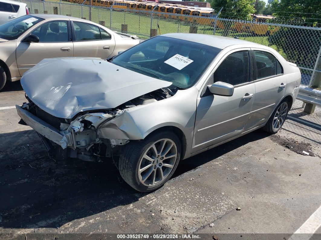 2008 Ford Fusion Se Silver vin: 3FAHP07Z78R195762