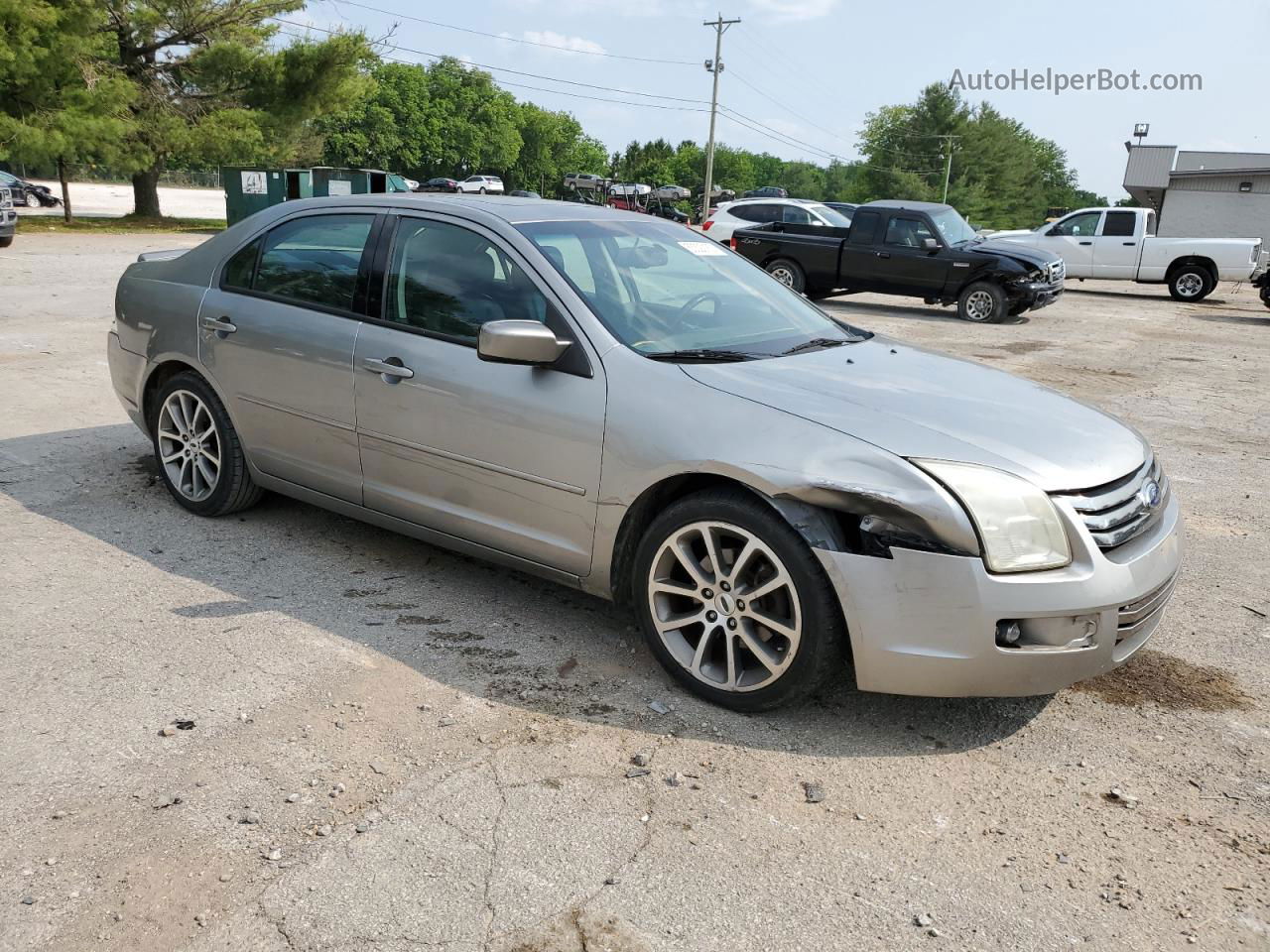 2008 Ford Fusion Se Silver vin: 3FAHP07Z78R233152