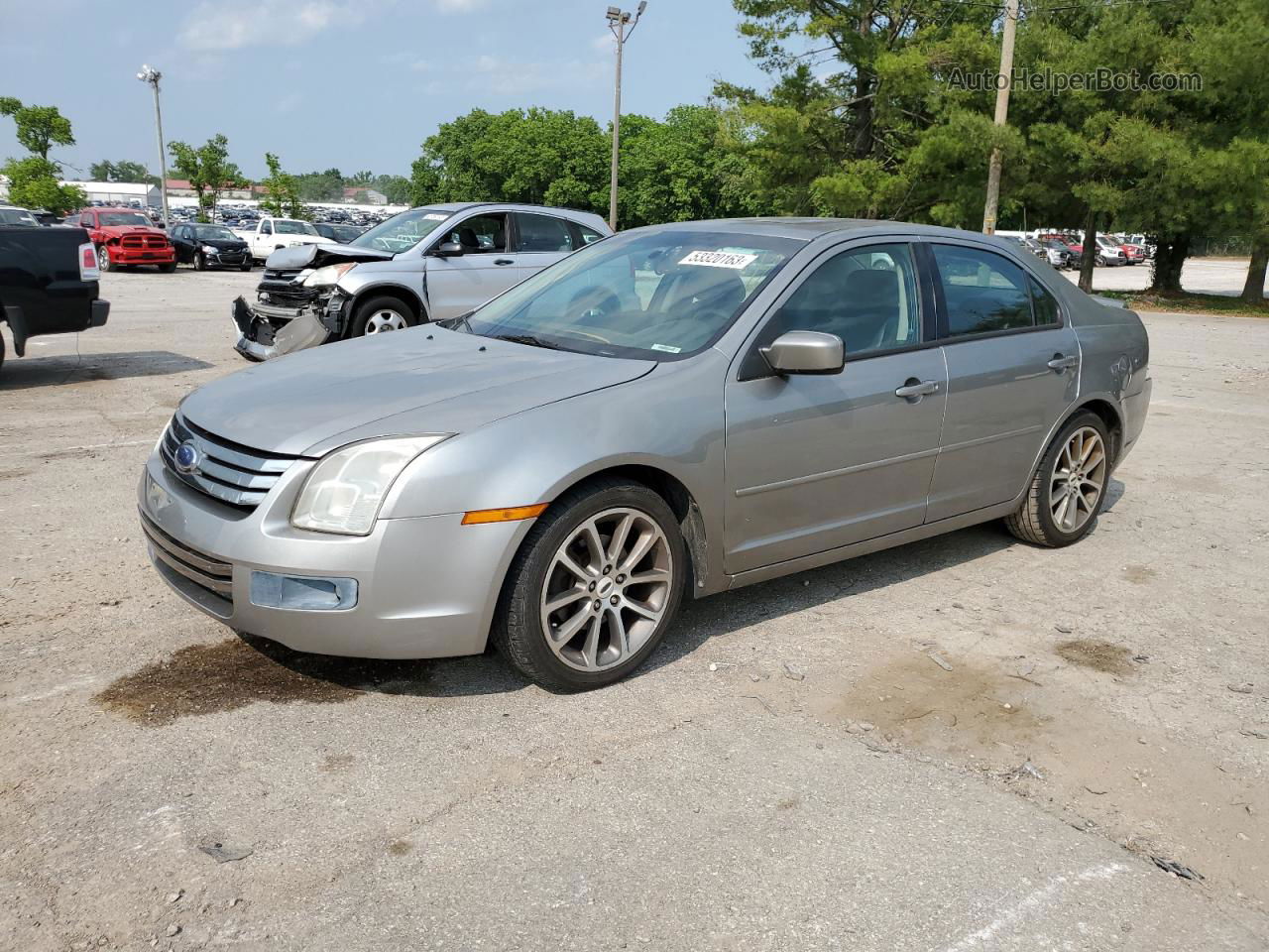 2008 Ford Fusion Se Silver vin: 3FAHP07Z78R233152