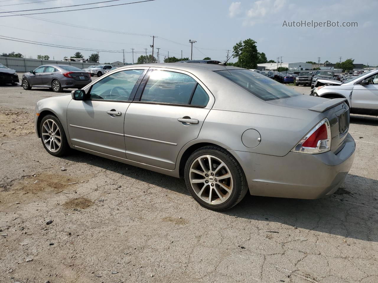 2008 Ford Fusion Se Silver vin: 3FAHP07Z78R233152