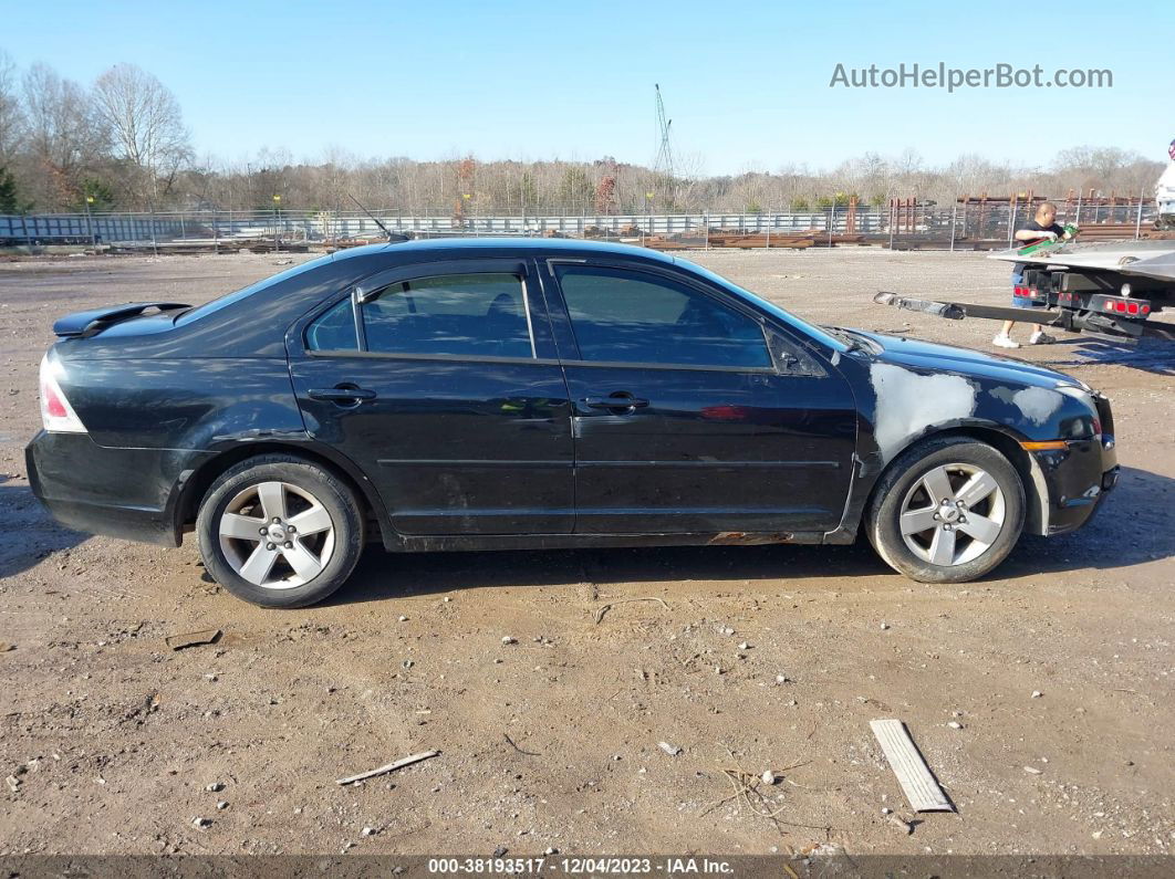 2008 Ford Fusion Se Black vin: 3FAHP07Z88R156503