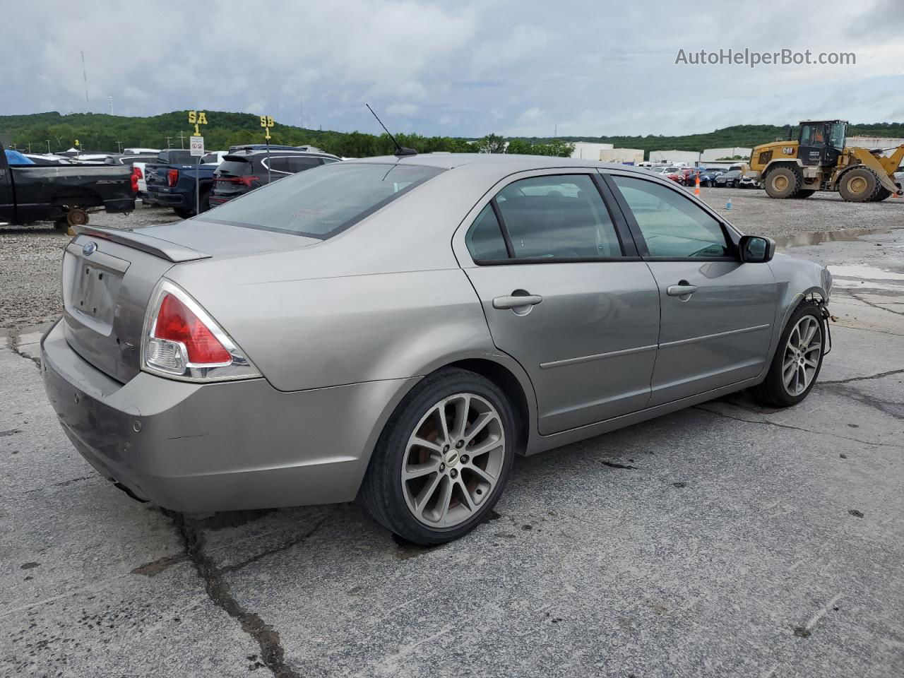 2008 Ford Fusion Se Gray vin: 3FAHP07Z88R185628