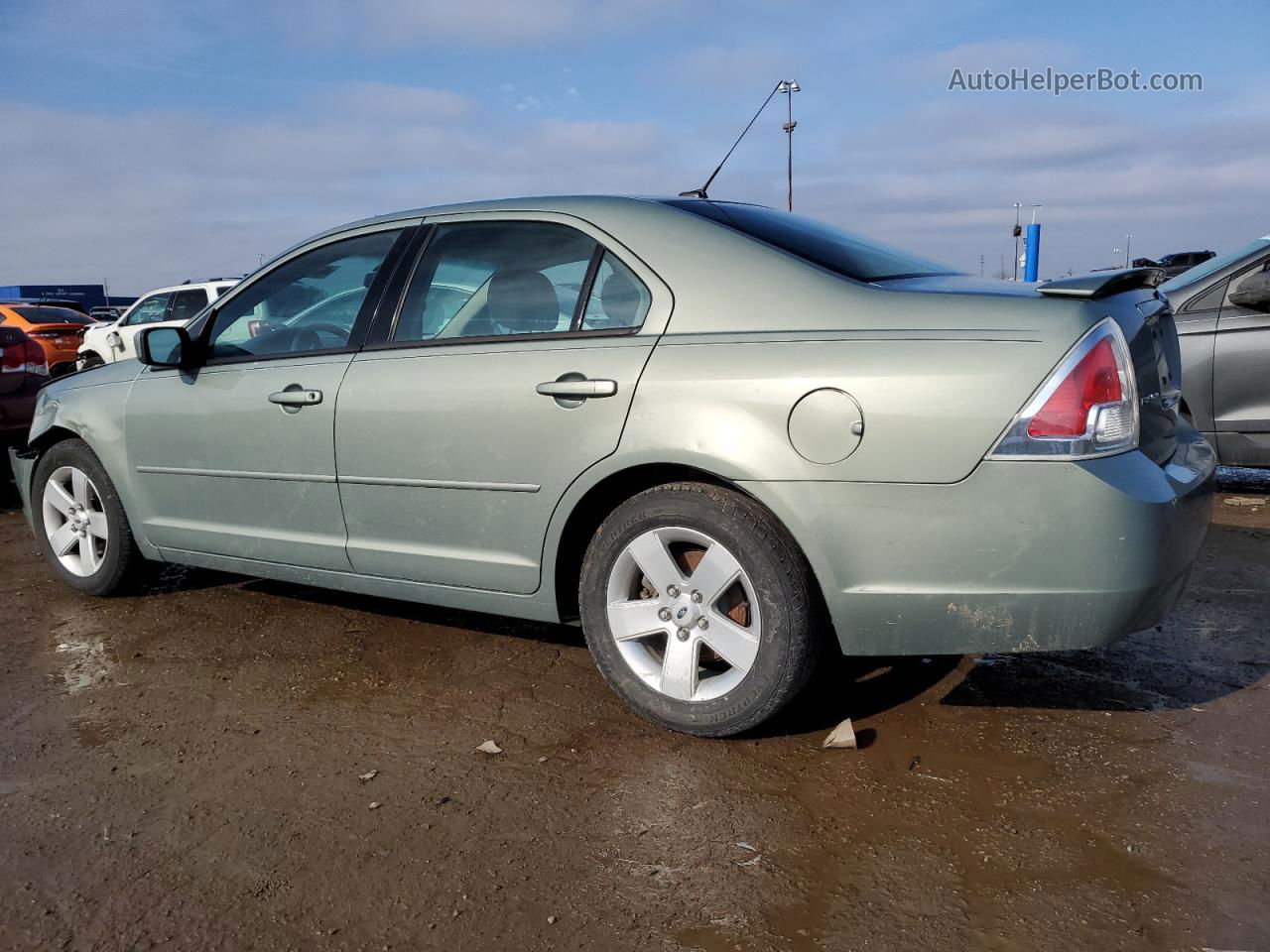 2008 Ford Fusion Se Teal vin: 3FAHP07Z88R186388