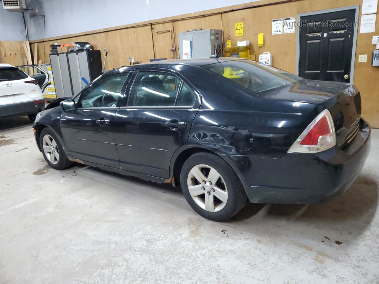 2008 Ford Fusion Se Black vin: 3FAHP07Z88R248887