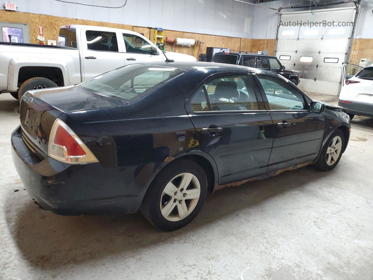 2008 Ford Fusion Se Черный vin: 3FAHP07Z88R248887