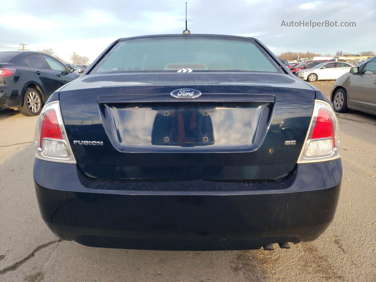 2008 Ford Fusion Se Black vin: 3FAHP07Z88R256651