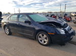 2008 Ford Fusion Se Black vin: 3FAHP07Z88R256651