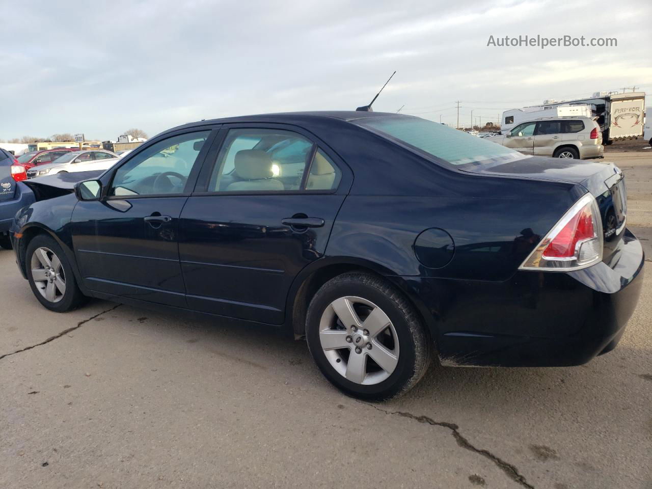 2008 Ford Fusion Se Black vin: 3FAHP07Z88R256651