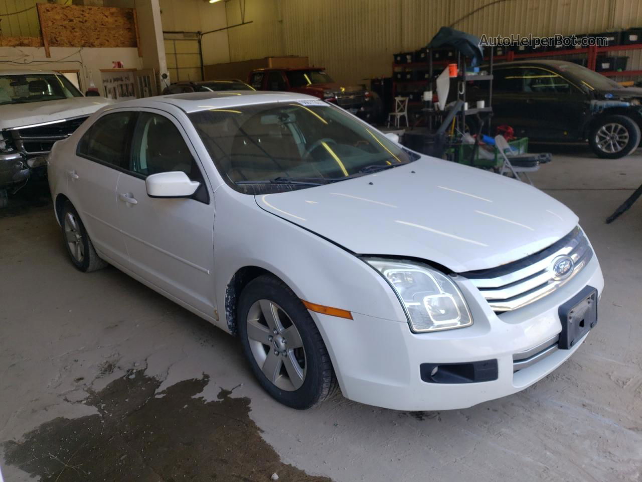 2009 Ford Fusion Se White vin: 3FAHP07Z89R140805