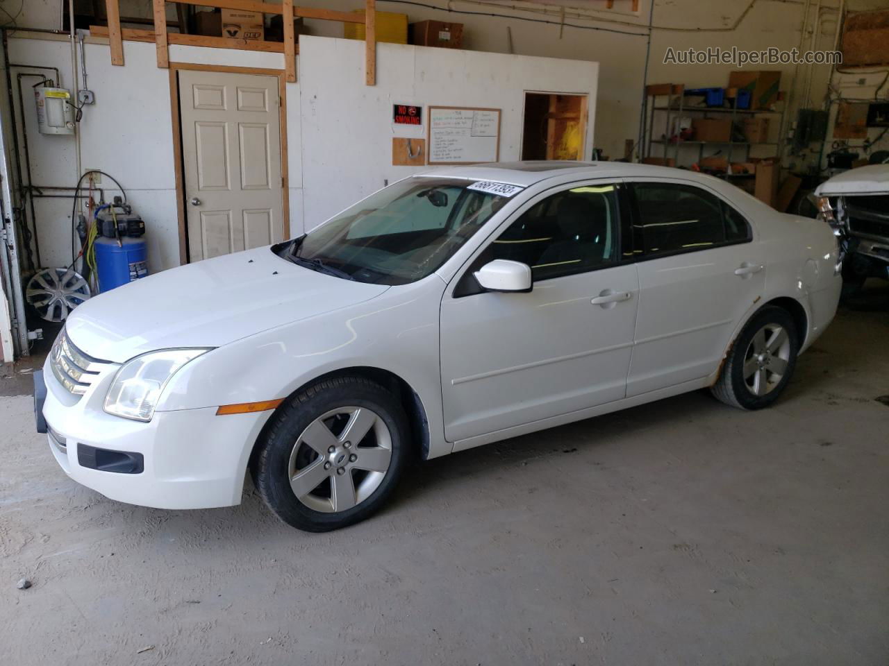 2009 Ford Fusion Se White vin: 3FAHP07Z89R140805