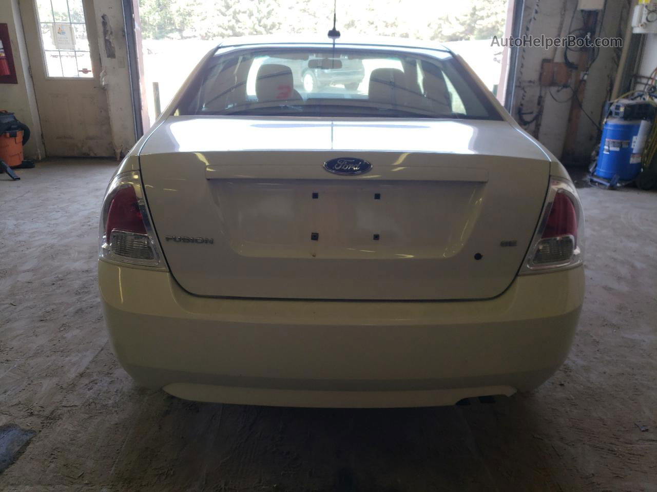 2009 Ford Fusion Se White vin: 3FAHP07Z89R140805