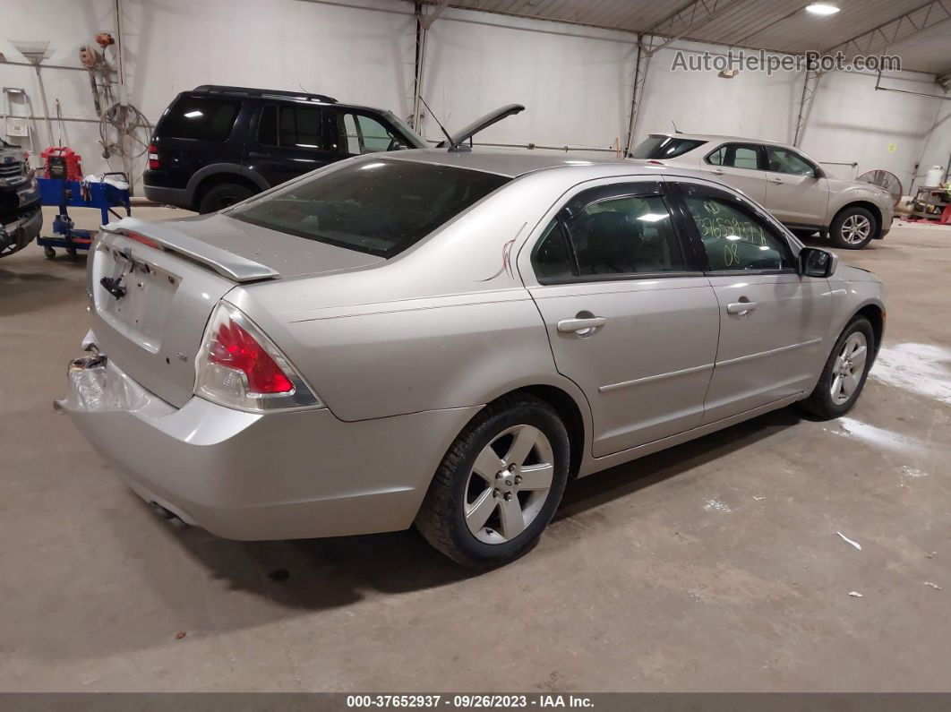 2008 Ford Fusion Se Silver vin: 3FAHP07Z98R103602