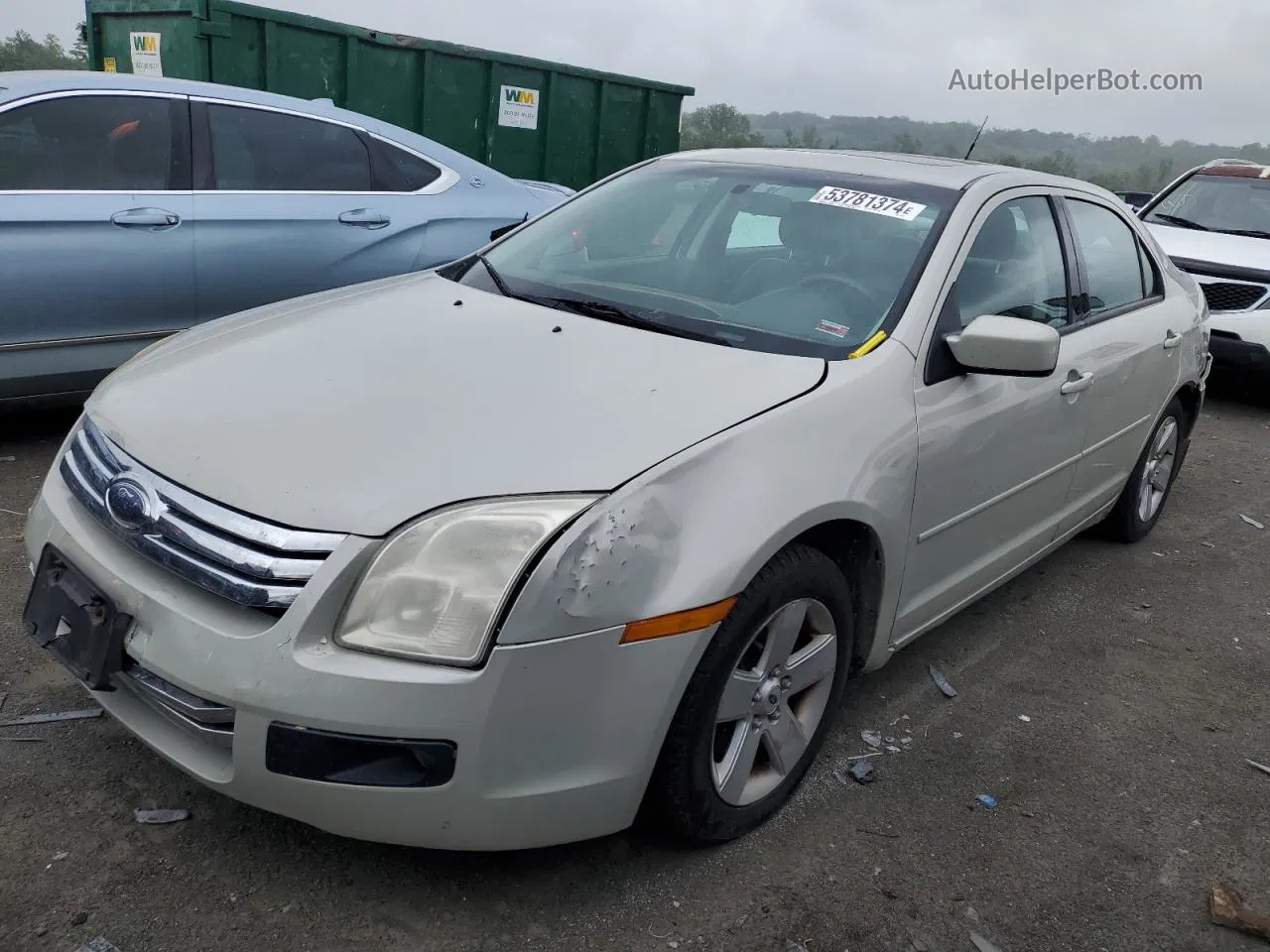 2008 Ford Fusion Se Gray vin: 3FAHP07Z98R128712