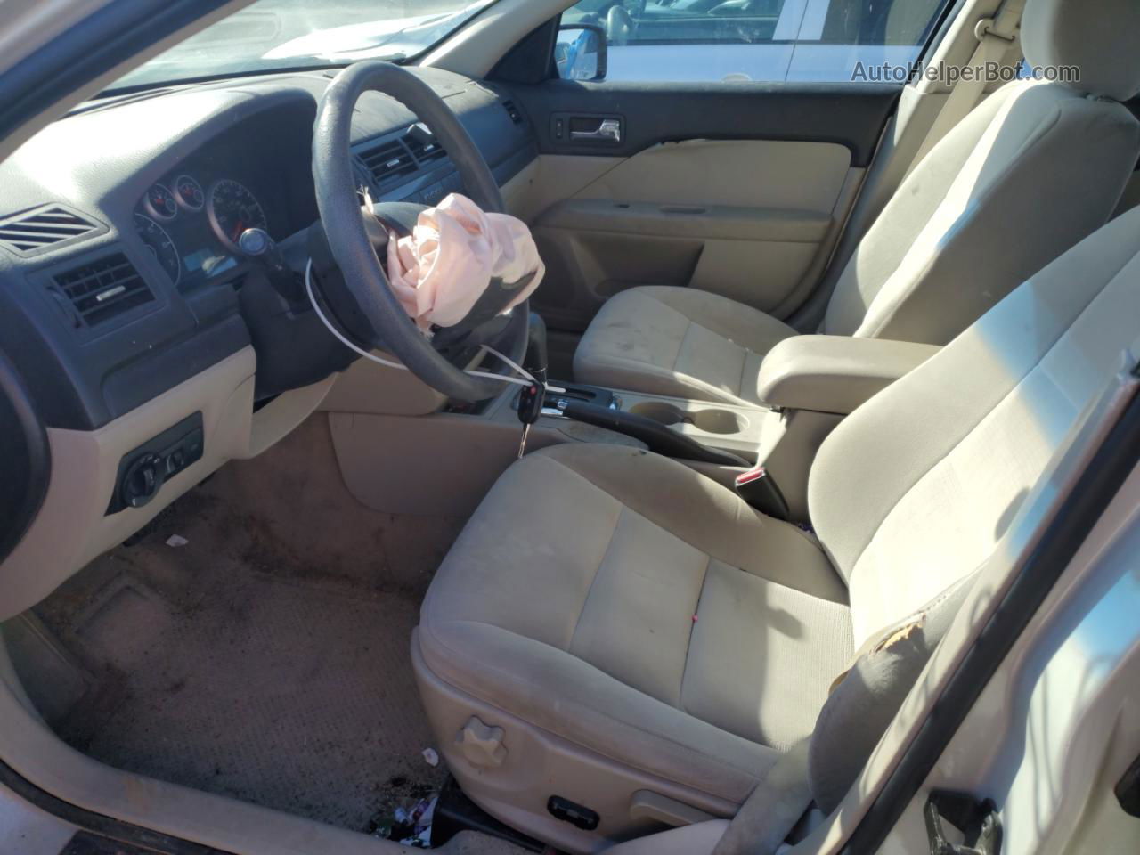 2008 Ford Fusion Se Beige vin: 3FAHP07Z98R137989