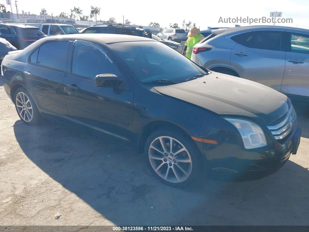 2008 Ford Fusion Se Black vin: 3FAHP07Z98R138513