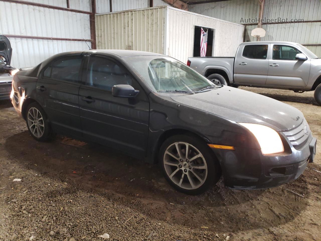 2008 Ford Fusion Se Black vin: 3FAHP07Z98R151570