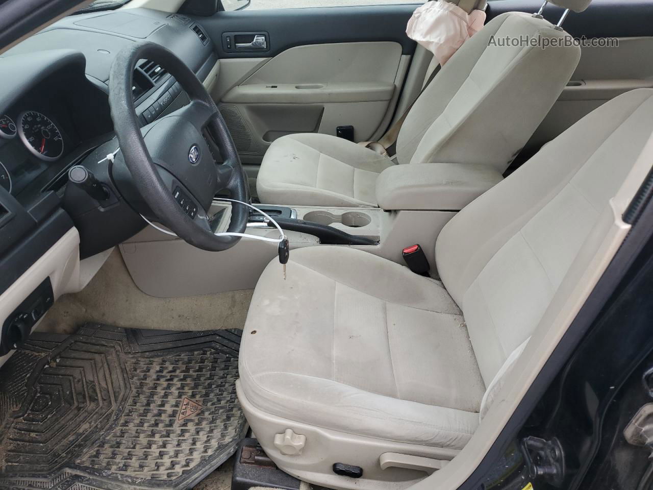 2008 Ford Fusion Se Черный vin: 3FAHP07Z98R186318