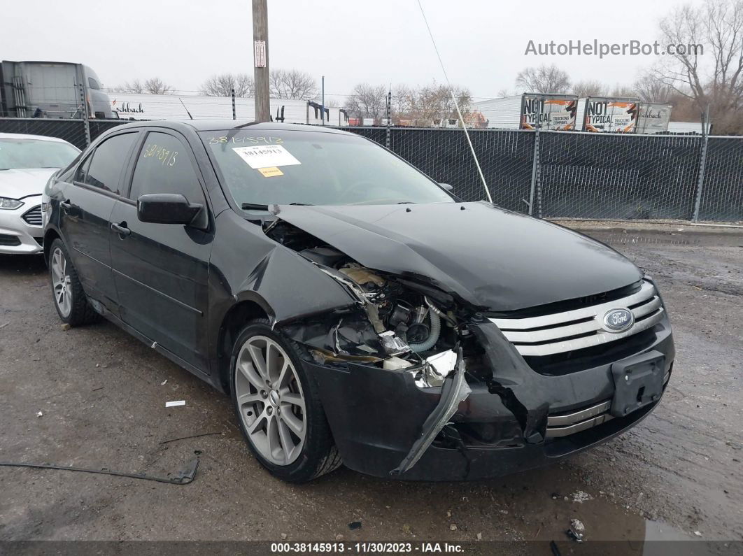 2009 Ford Fusion Se Black vin: 3FAHP07Z99R109708