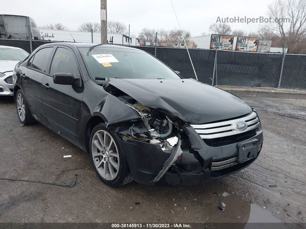 2009 Ford Fusion Se Black vin: 3FAHP07Z99R109708