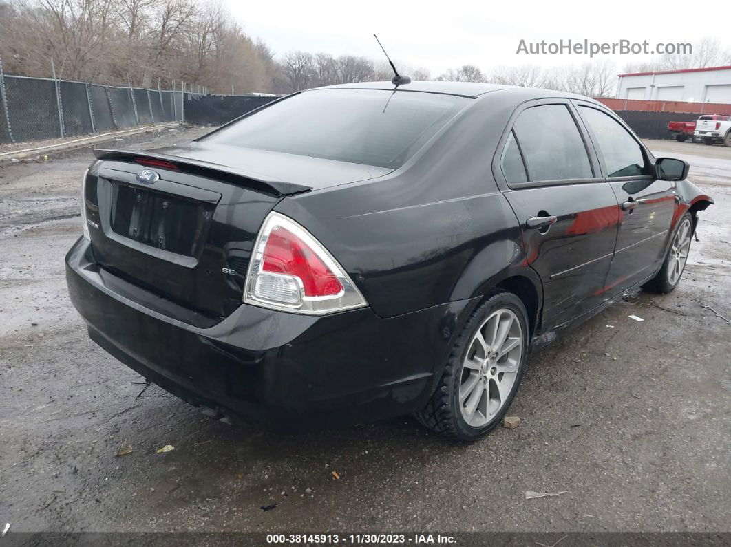 2009 Ford Fusion Se Black vin: 3FAHP07Z99R109708