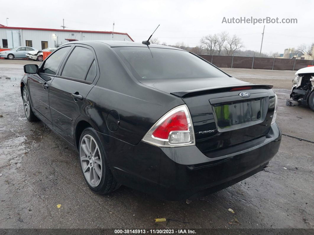 2009 Ford Fusion Se Black vin: 3FAHP07Z99R109708