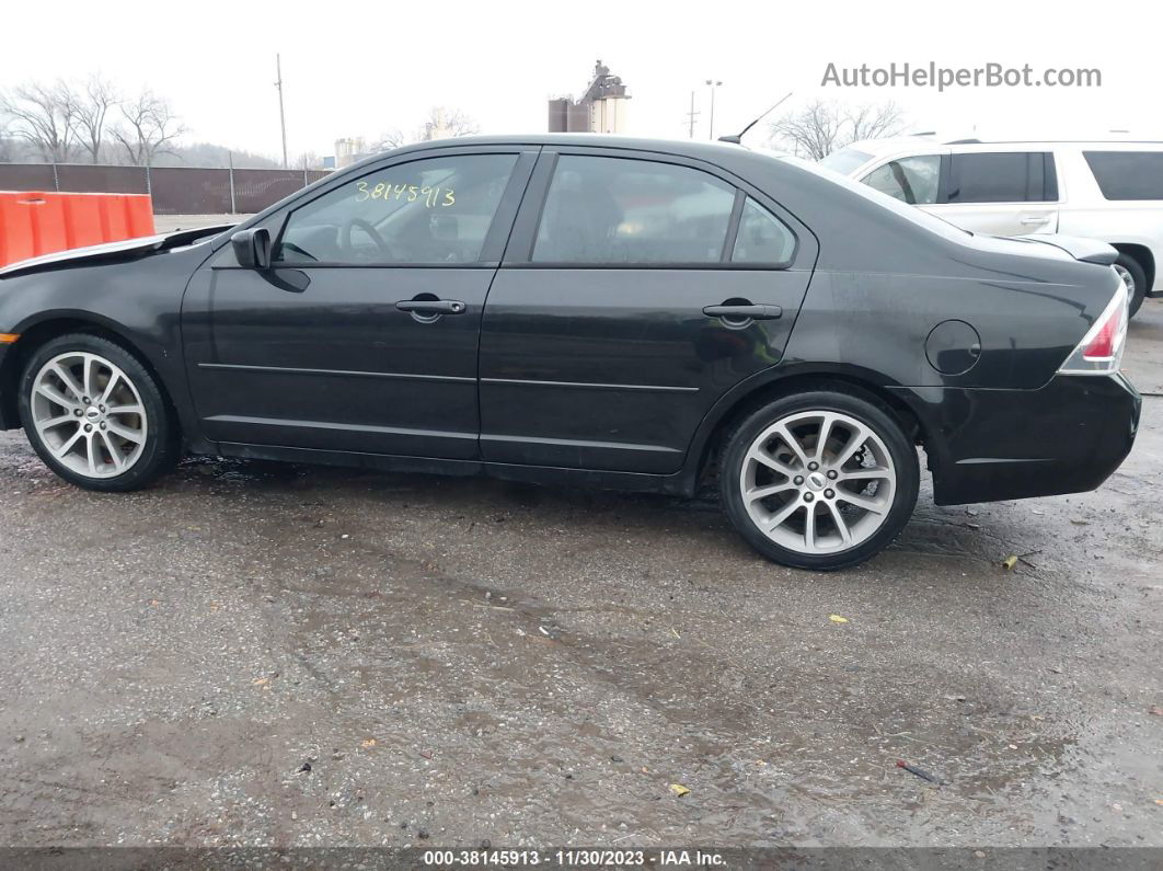 2009 Ford Fusion Se Black vin: 3FAHP07Z99R109708