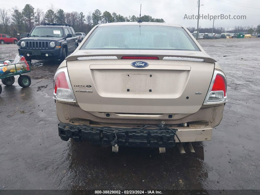 2008 Ford Fusion Se Tan vin: 3FAHP07ZX8R151903