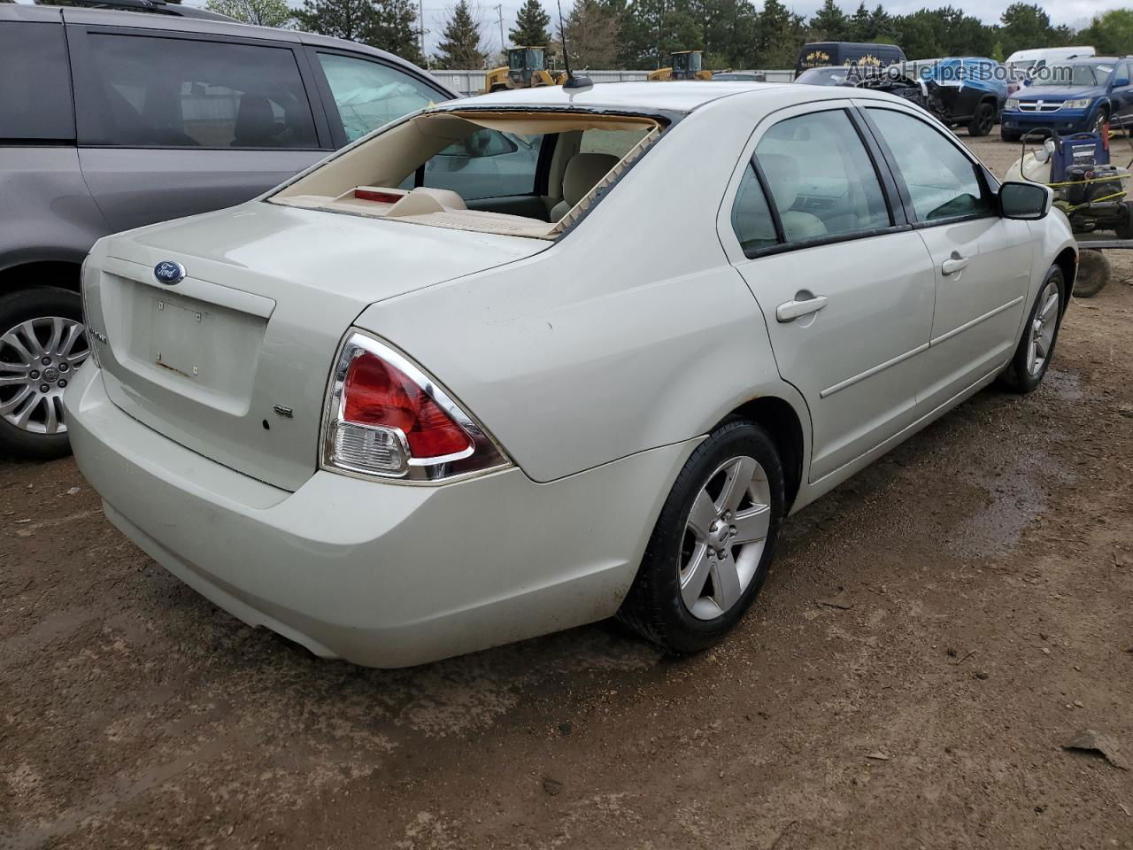 2008 Ford Fusion Se Кремовый vin: 3FAHP07ZX8R161542