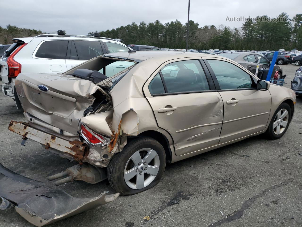 2008 Ford Fusion Se Cream vin: 3FAHP07ZX8R173528