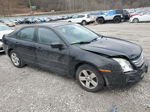 2008 Ford Fusion Se Black vin: 3FAHP07ZX8R212778