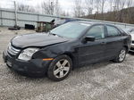 2008 Ford Fusion Se Black vin: 3FAHP07ZX8R212778