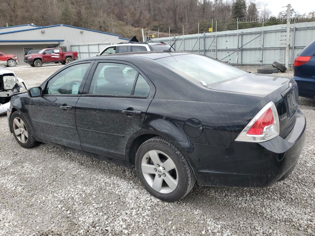 2008 Ford Fusion Se Black vin: 3FAHP07ZX8R212778