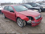 2008 Ford Fusion Se Red vin: 3FAHP07ZX8R218256