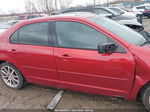 2008 Ford Fusion Se Red vin: 3FAHP07ZX8R218256