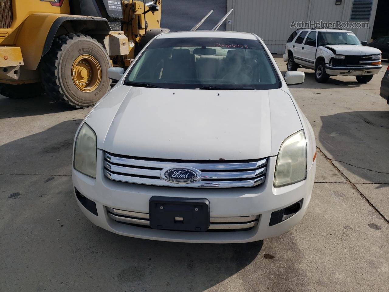 2008 Ford Fusion Se White vin: 3FAHP07ZX8R240970